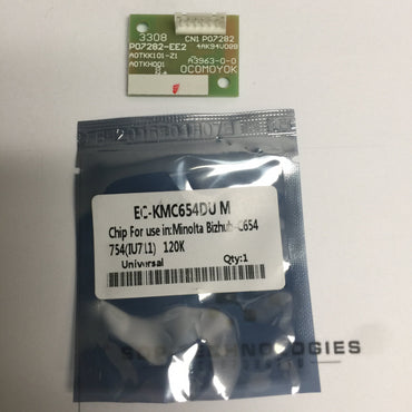 1 Drum Chip Konica Minolta Bizhub C654 C654e C754 C754e DR-711 RESET DRUM CHIP MAGENTA - SOP-TECHNOLOGIES, INC.