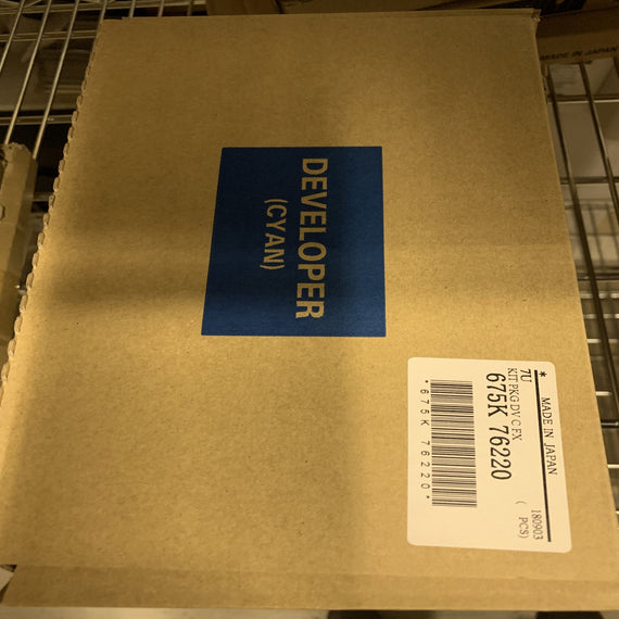 Original Xerox Color 550/560/570/700/700i DC  Developer Cyan 675K76220 - SOP-TECHNOLOGIES, INC.
