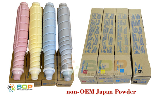 Compatible Toner For Konica Minolta TN619 CMYK Complete Set non-OEM Japan Powder