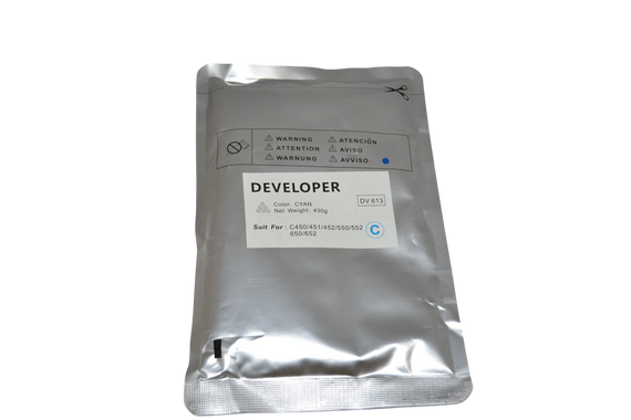 Replacement A3VU430 C654 A2X203D DV711 CYAN  DEVELOPER (A3VU430 )