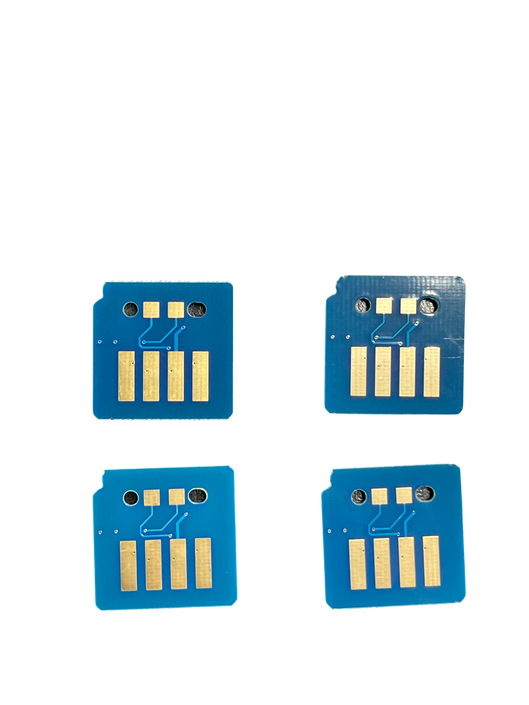4 x Replacement Toner Chip for Xerox WorkCentre 7525 7830 7835 7840 7855 006R01509 006R01512 (Metered)