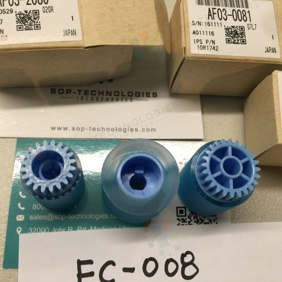 Genuine Ricoh Rollers AF032080 AF03-0081 AF03-1082 - SOP-TECHNOLOGIES, INC.