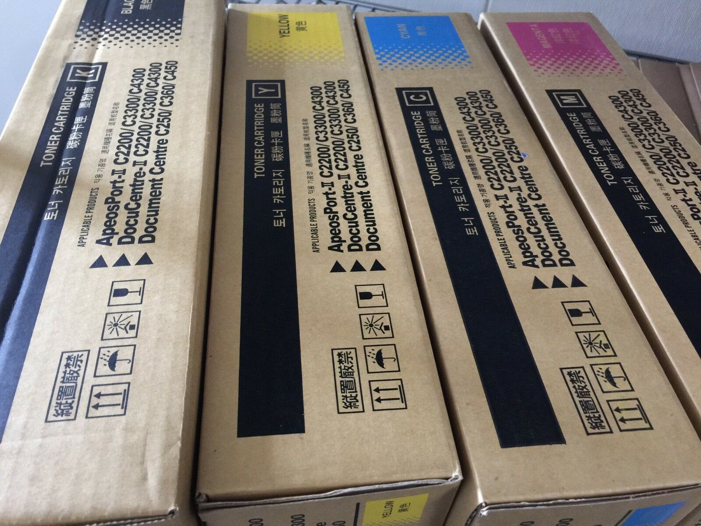4 Pack for Xerox DocumenCentre C250 C360 C450 Toner Cartridges CT200539 NON-OEM